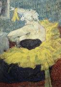 Henri  Toulouse-Lautrec, The Clowness Cha-u-Kao